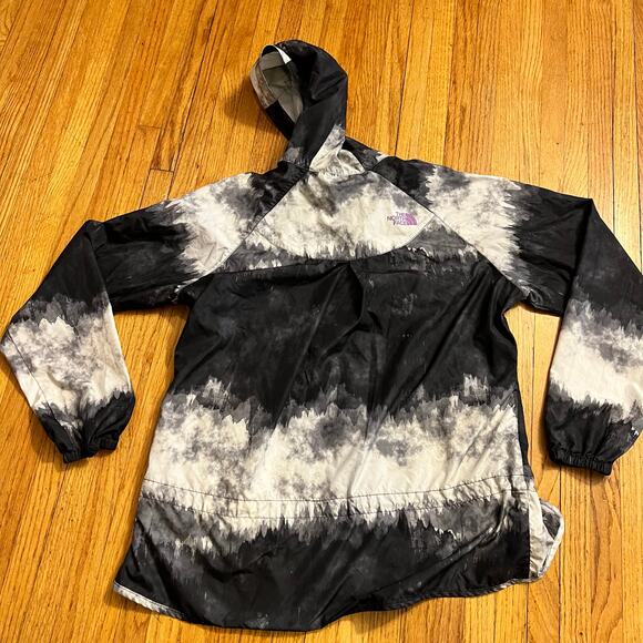 The North Face Windwall Jacket Womens Medium Black Gray Light Windbreaker - Picture 5 of 10